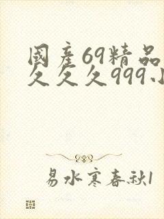 国产69精品久久久久999小说