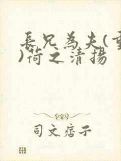 长兄为夫(重生)荷之清扬封面