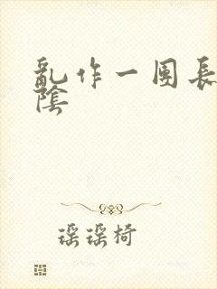 乱作一团长日光阴封面