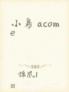 小鸟 acome