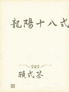 龙阳十八式封面