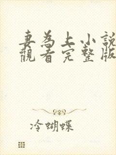 妻为上小说免费观看完整版笔趣阁