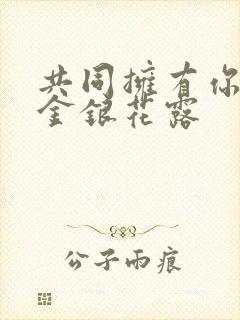 共同拥有你by金银花露