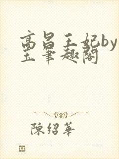 高昌王妃by黛玉笔趣阁