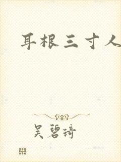 耳根三寸人间