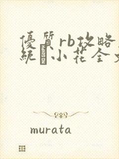 优质rb攻略系统寀小花全文免费阅读