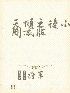 天倾之后小说无删减版封面