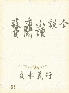 苏奕小说全文免费阅读