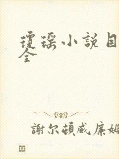 琼瑶小说目录大全封面