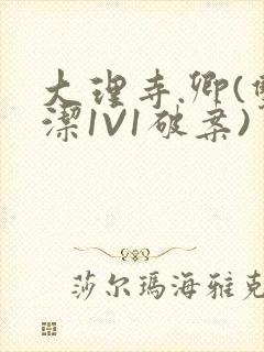 大理寺.卿(双洁1V1破案)封面