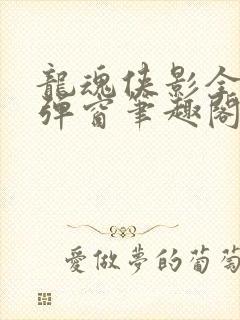 龙魂侠影全文无弹窗笔趣阁封面