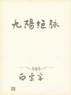 九阳绝脉封面