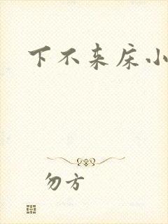 下不来床小说封面