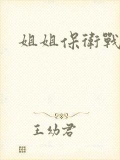 姐姐保卫战封面