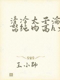 清冷太子沦为禁胬纯肉高h文封面