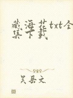 藏海花txt全集下载