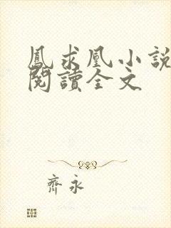 凤求凰小说免费阅读全文