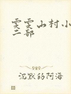 雯雯山村小说第二部封面
