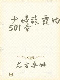 少妇苏霞肉欲第501章