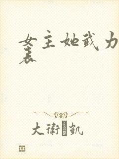 女主她武力值爆表