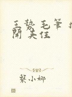 玉势 毛笔 撑开 夹住