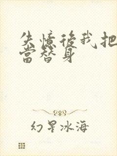 失忆后我把渣攻当替身