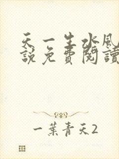 天一生水风流小说免费阅读封面