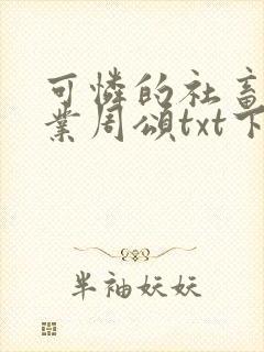 可怜的社畜 商业周颂txt下载