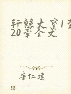 轩辕大宝1至720章全文