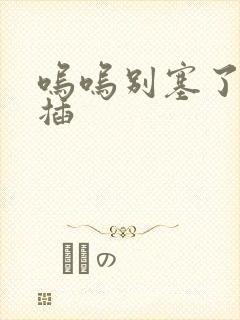 呜呜别塞了啊抽插