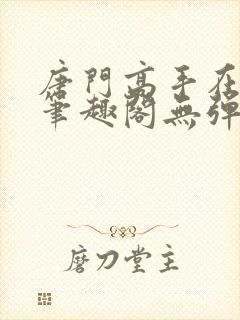 唐门高手在异世笔趣阁无弹窗