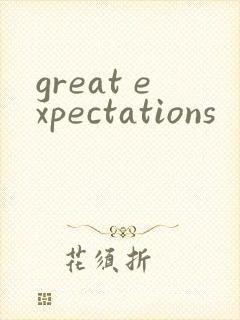 great expectations封面
