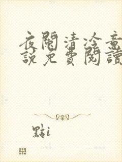 夜阑清冷意欢小说免费阅读