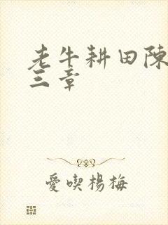 老牛耕田陈雪第三章