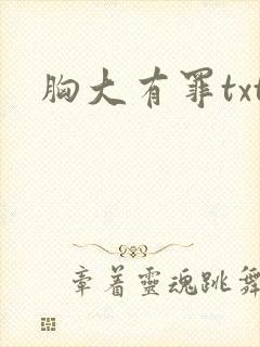 胸大有罪txt