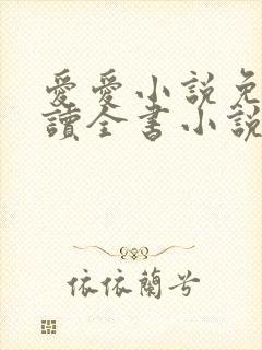 爱爱小说免费阅读全书小说乡村