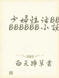 少妇性活BBBBBBBBB小说