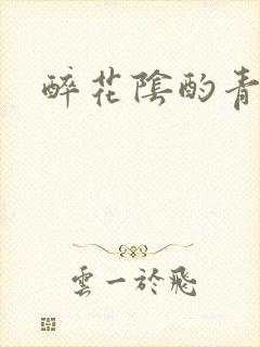 醉花阴酌青栀封面