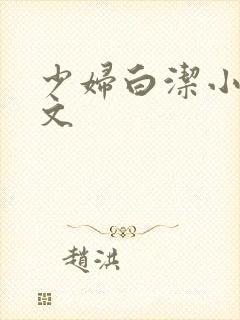 少妇白洁小说全文