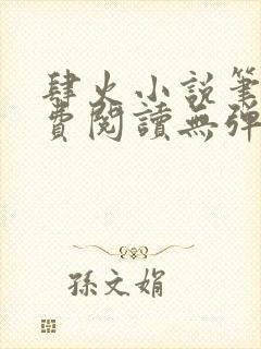 肆火小说笔趣免费阅读无弹窗封面