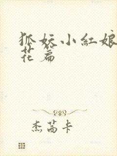 狐妖小红娘两生花篇封面