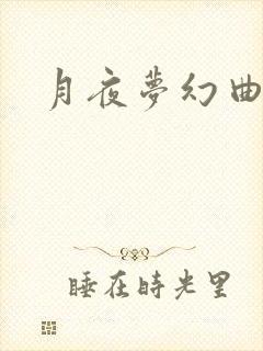 月夜梦幻曲封面
