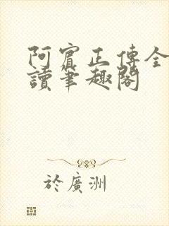 阿宾正传全文阅读笔趣阁封面