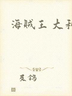 海贼王 大和封面