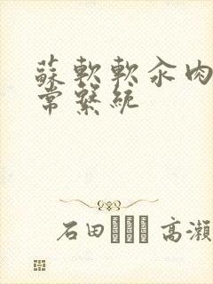 苏软软汆肉的日常系统