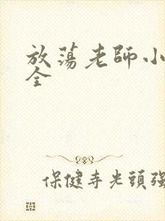 放荡老师小说大全