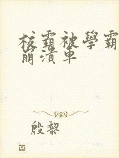 校霸被学霸玩到崩溃车封面