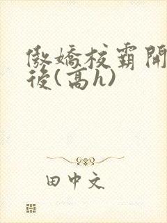 傲娇校霸开荤以后(高h)