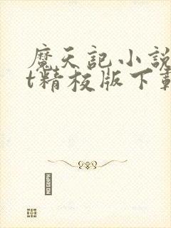 魔天记小说txt精校版下载