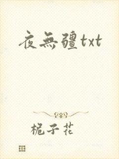 夜无疆txt封面